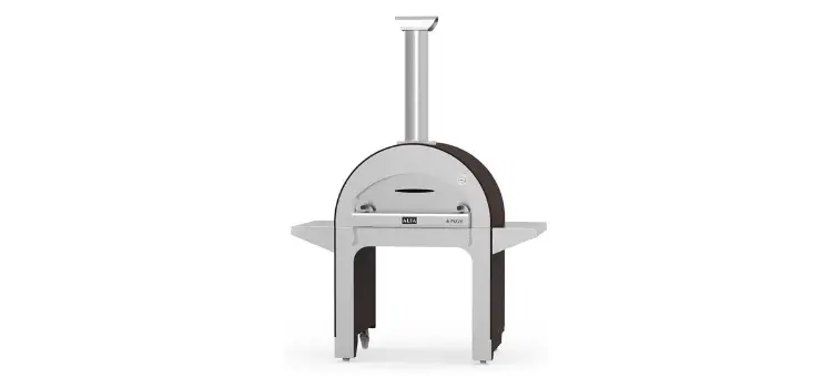 ALFA FX4PIZ-LRAM 4 Pizze Outdoor Stainless Steel Wood-Fired Pizza Oven