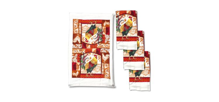 kitchen towels with roosters